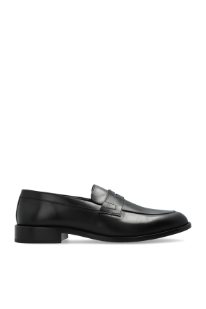 Ferragamo ブラックローファー 7.5 EE Salvatore Ferragamo (サルヴァトーレフェラガモ) レザー